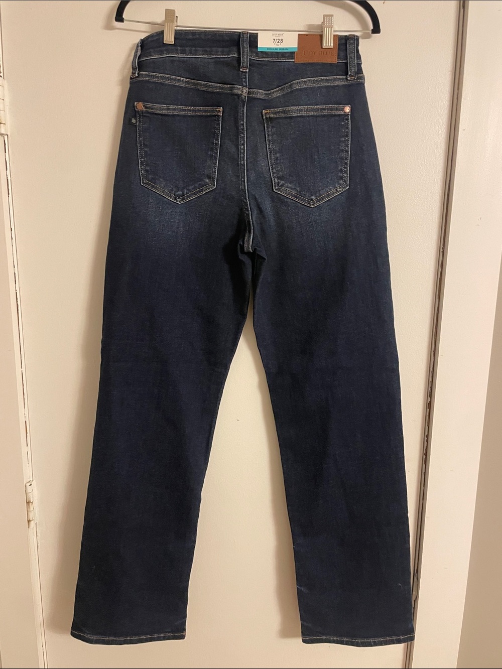 Women’s Judy Blue Dark Blue Straight-Leg Jeans - Classic Denim